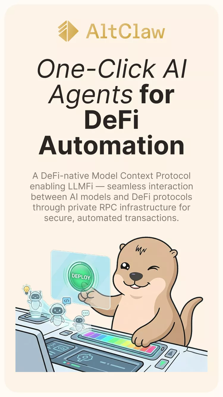 AltClaw illustration with an otter deploying AI agents